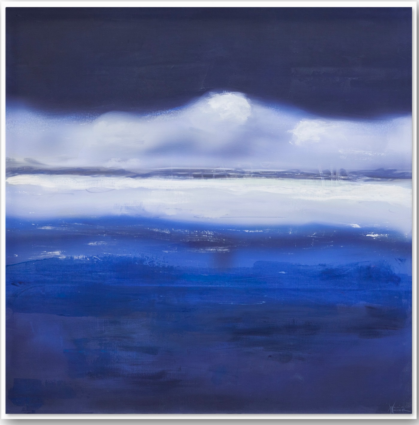 AB Landscape Blue, artwork by William Meyer