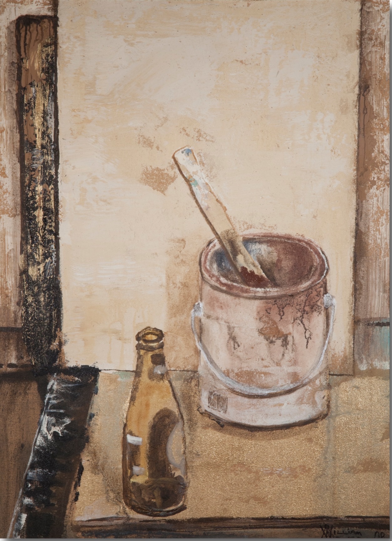Amstel and Paint Can, artwork by William Meyer