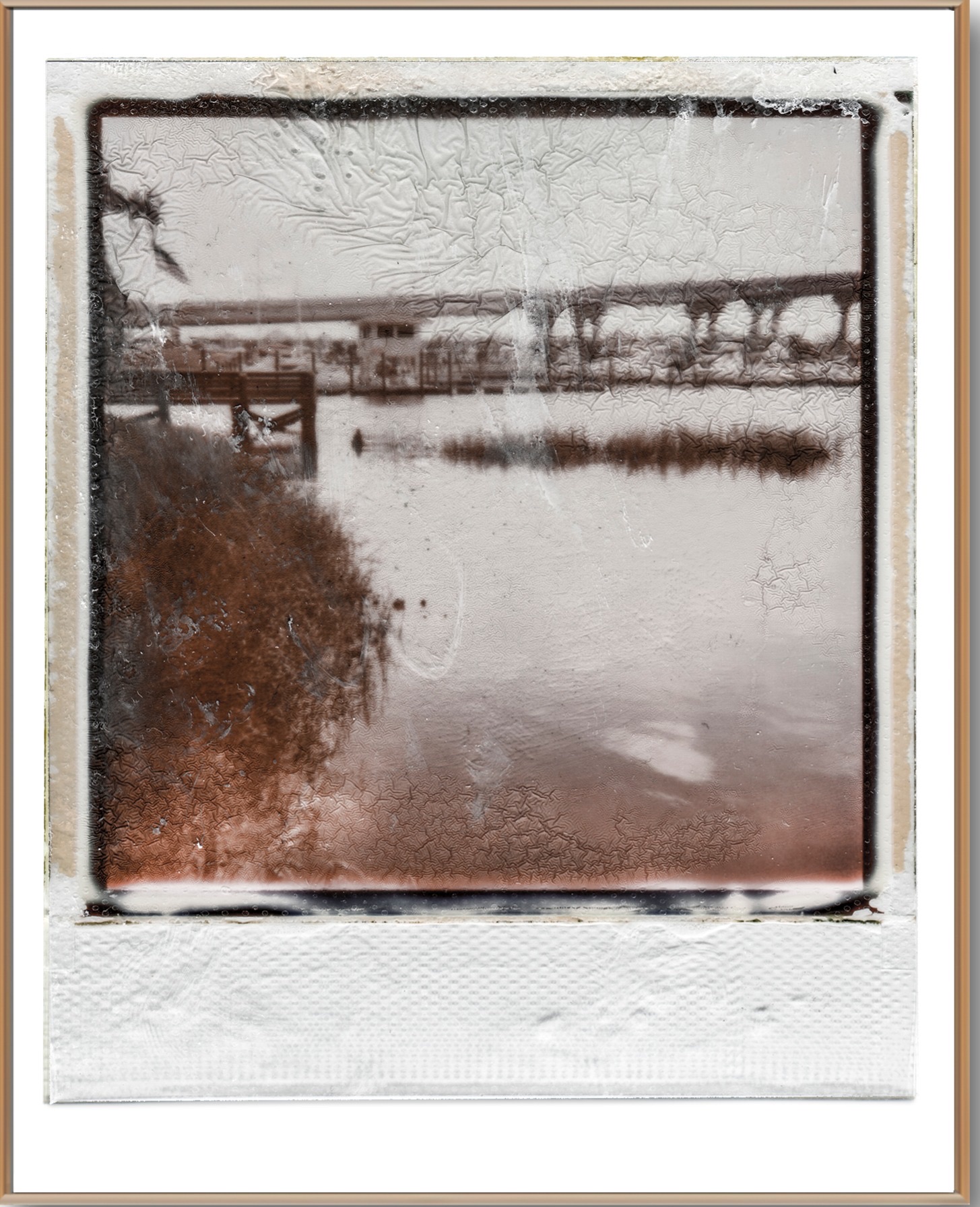 Beach Marina Polaroid Front, artwork by William Meyer