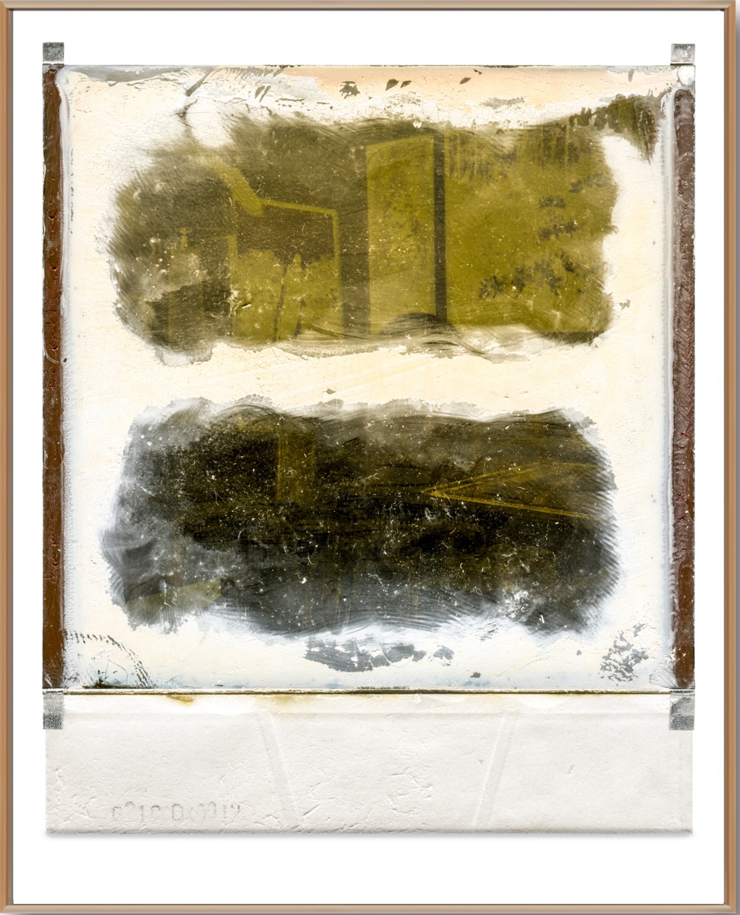 Green Room Polaroid Back, artwork by William Meyer