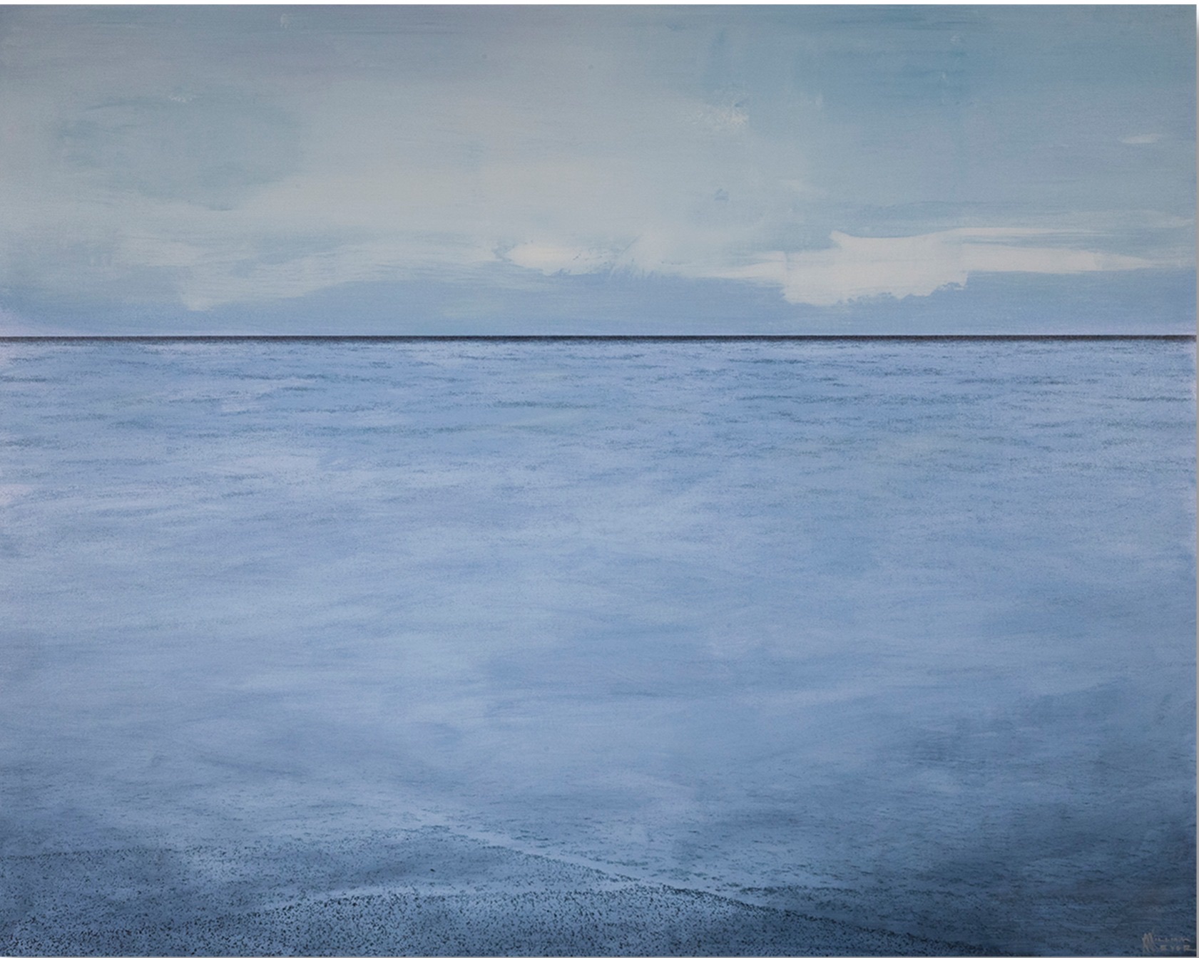 Indigo Line, artwork by William Meyer