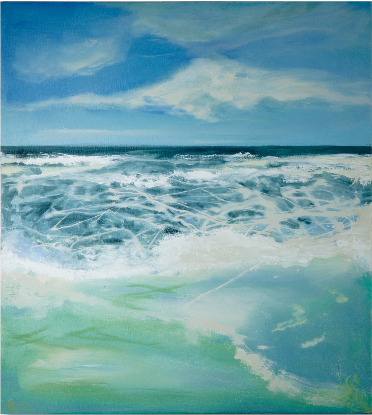 Ocean Waves 2, artwork by William Meyer