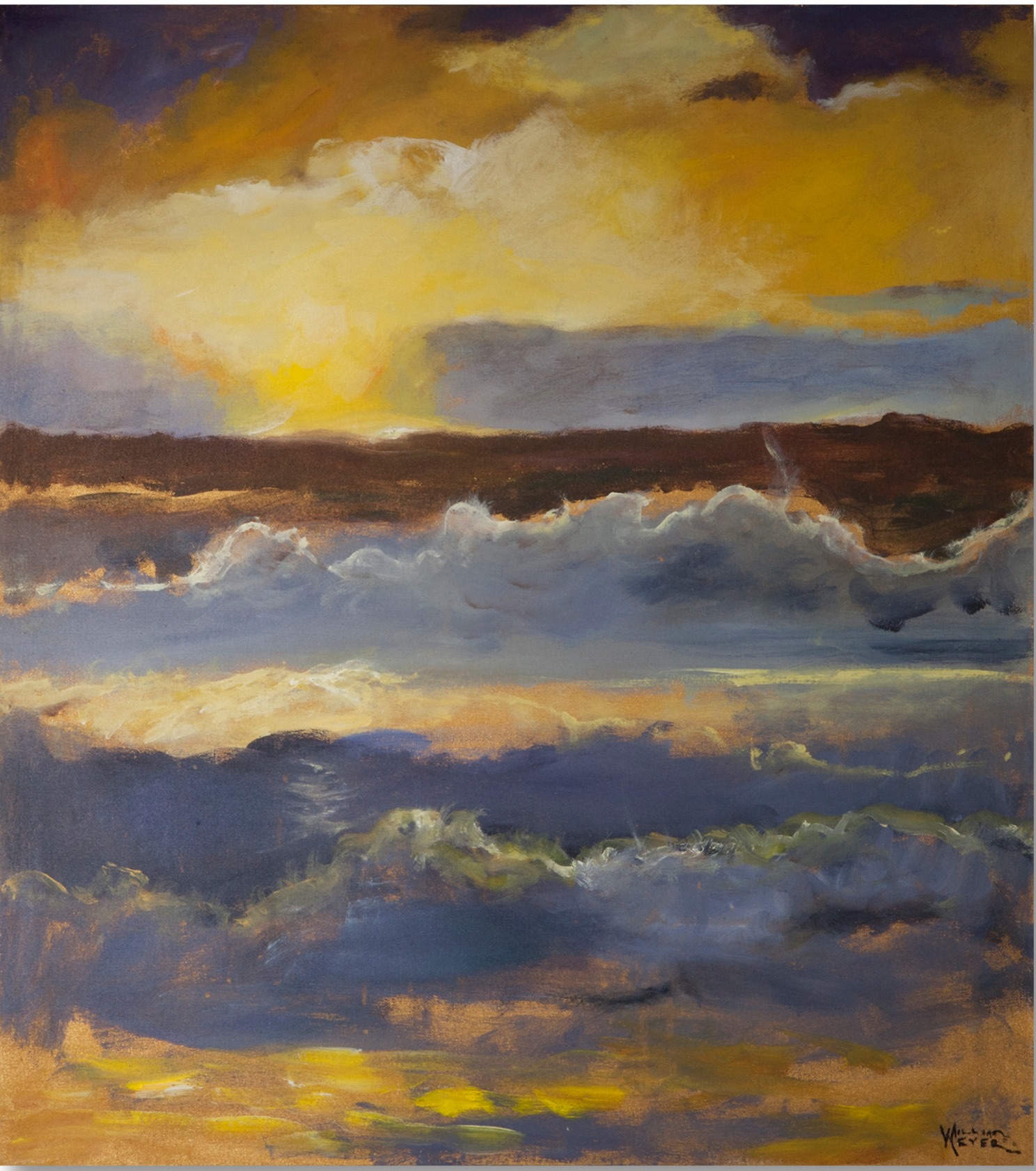 Ocean Waves 3, artwork by William Meyer