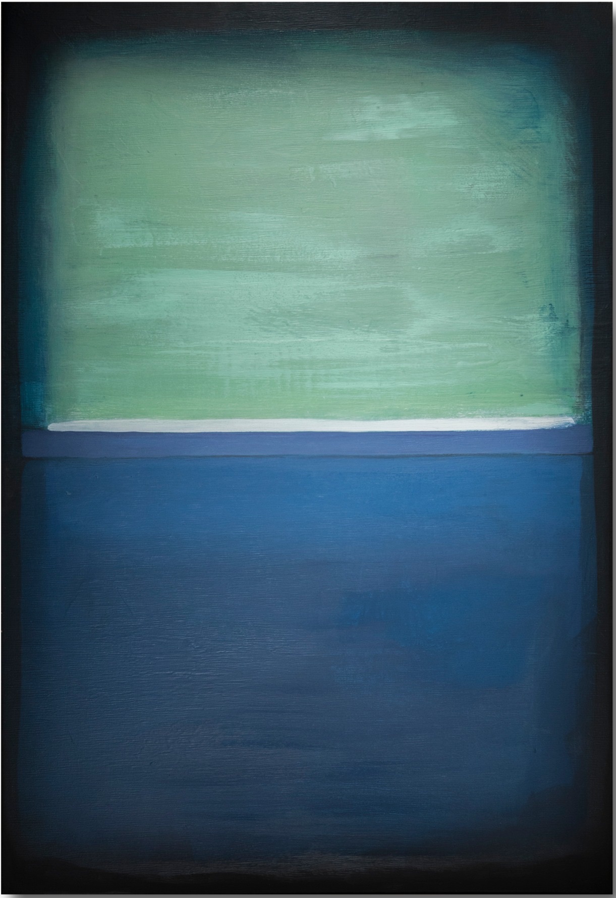 Prussian Blue and Green, artwork by William Meyer