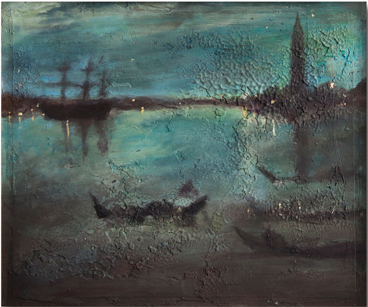 Venice Nocturne, artwork by William Meyer